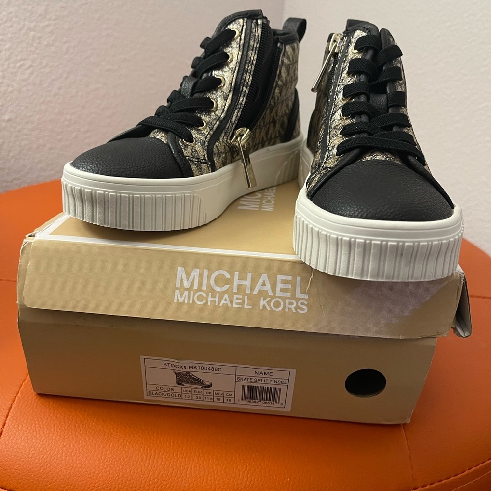 MICHAEL Kors Toddler Snakeskin Sneaker BNIB